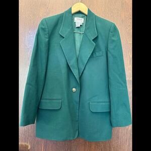 Emerald Green Wool Blazer 6